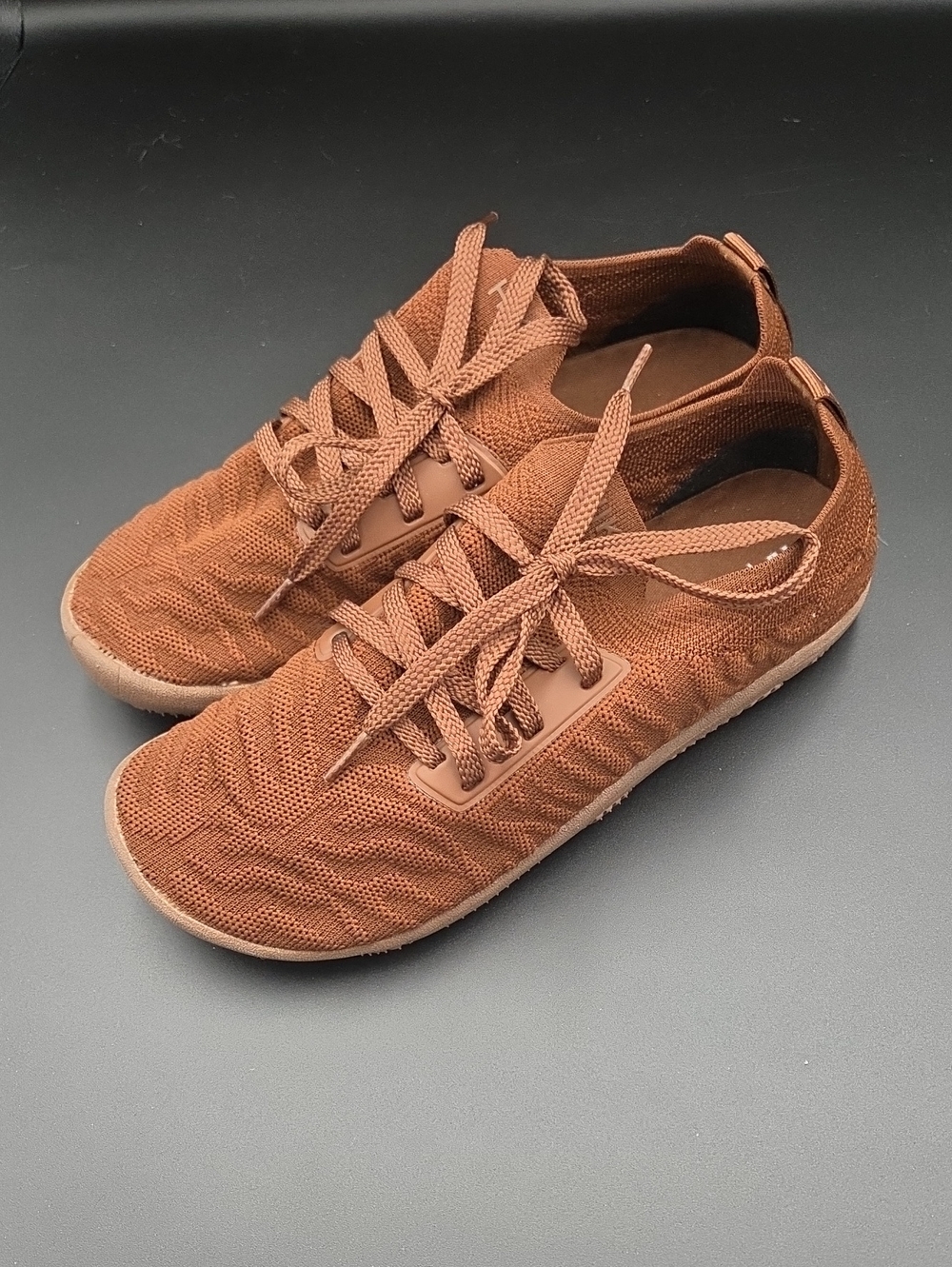 Hike Footwear Barefoot Sneakers Women's 7.5 Men's 5.5 Brown Comfort Max Animal